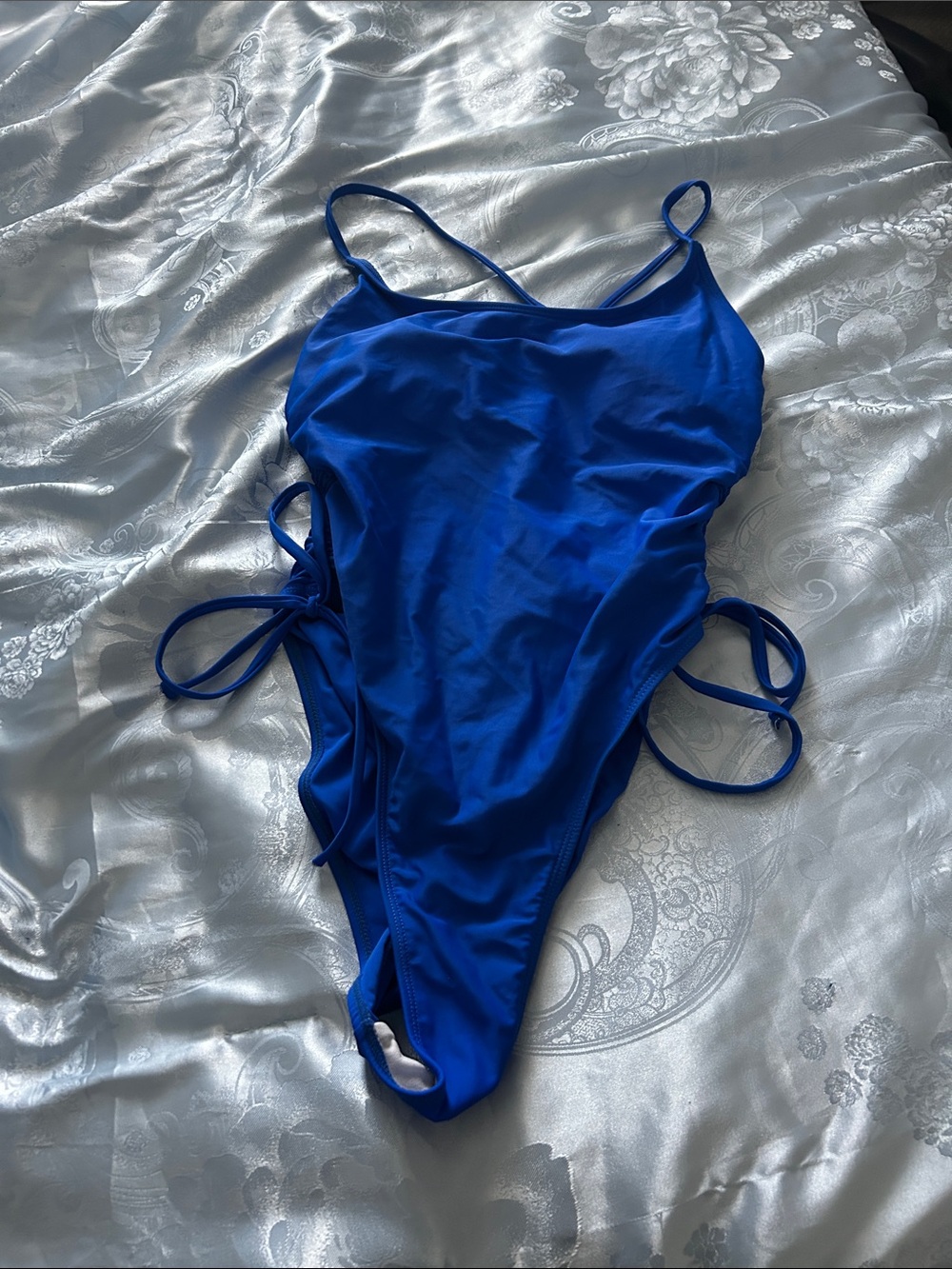 Womens Royal Blue One-Piece Swimsuit